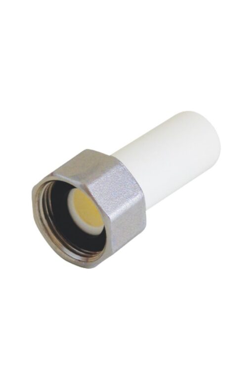 KALDE - 25x1" PP HAREKETLİ TRANSİT NİPEL DİŞİ BEYAZ