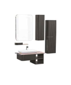 CASSA 100 CM BANYO DOLABI TAKIM AHŞAP DOĞAL MEŞE