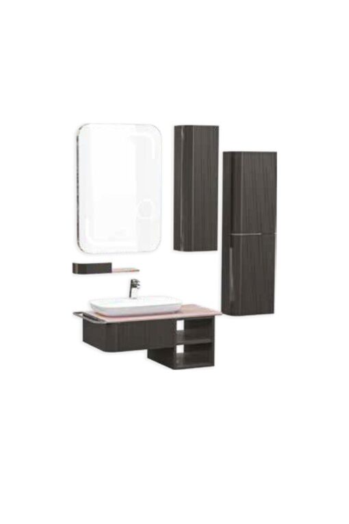 CASSA 100 CM BANYO DOLABI TAKIM AHŞAP DOĞAL MEŞE