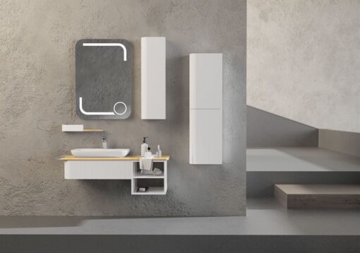 CASSA 130 CM BANYO DOLABI TAKIM BEYAZ