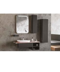CASSA 130 CM BANYO DOLABI TAKIM AHŞAP DOĞAL MEŞE