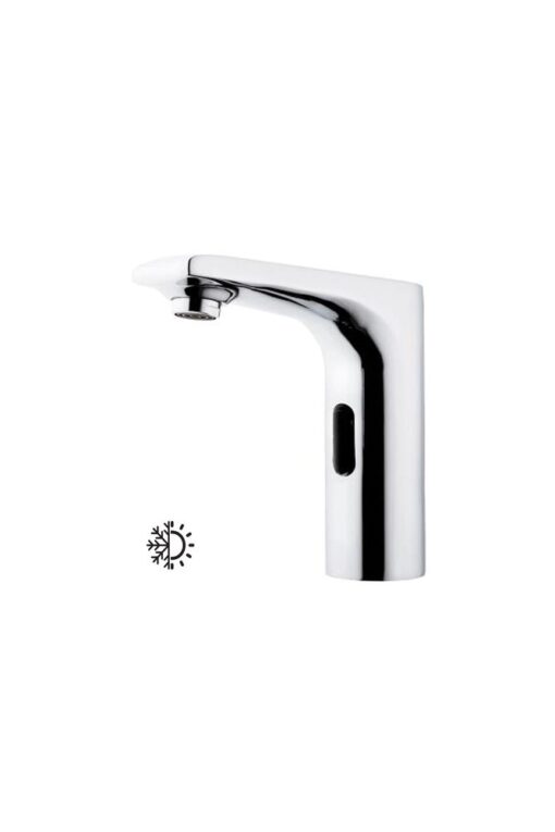 HAY - FOTOSELLİ LAVABO BATARYASI ÇİFT SU GİRİŞLİ KROM