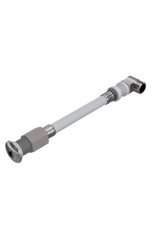 İZYAPI - ESNEK TAHARAT BORUSU Ø26 KÜRESEL UÇLU DİRSEKLİ 120 MM