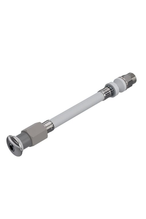 İZYAPI - ESNEK TAHARAT BORUSU Ø26 KÜRESEL UÇLU DİRSEKLİ 120 MM