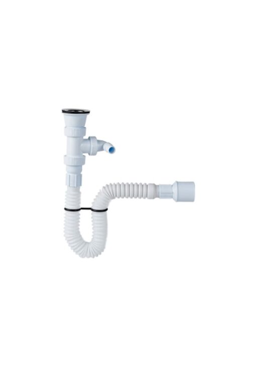 JAPAR - EVYE SİFONU KÖRÜKLÜ 11/2 50MM MAKİNE GİRİŞLİ