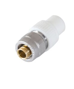KALDE - 20x16 PPRC PE-X BAĞLANTI  KUYRUKLU ADAPTÖR (BEYAZ)