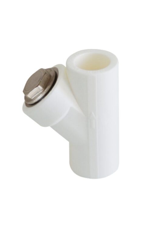 KALDE - 25 mm PPRC DİŞİ PİSLİK TUTUCU (BEYAZ)