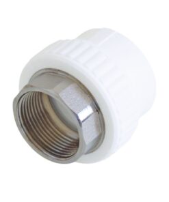 KALDE - 90x3 PPRC DİŞİ ADAPTÖR (ANAHTAR AĞIZLI - BEYAZ)