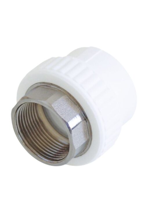 KALDE - 90x3 PPRC DİŞİ ADAPTÖR (ANAHTAR AĞIZLI - BEYAZ)