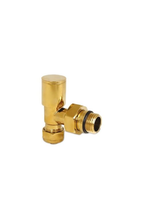 ŞENPRES - GOLD METAL VOLANLI PEX KÖŞE RADYATÖR VANASI
