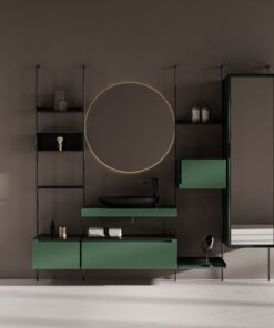 SET-10 180 CM BANYO DOLABI TAKIM DOĞAL YEŞİL